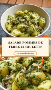 Salade pommes de terre ciboulette