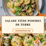 Salade tiède pommes de terre