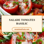 Salade tomates basilic