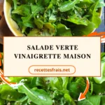 Salade verte vinaigrette maison