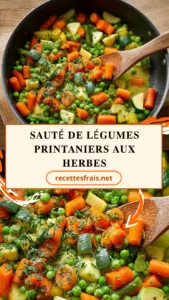 Sauté de légumes printaniers aux herbes