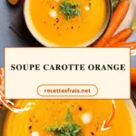 Soupe carotte orange