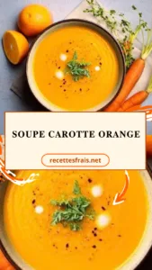 Soupe carotte orange