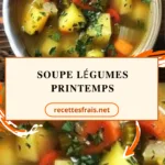 Soupe légumes printemps
