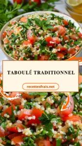 Taboulé traditionnel