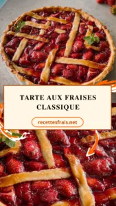 Tarte aux fraises classique