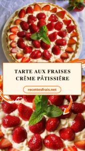 Tarte aux fraises crème pâtissière