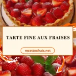 Tarte fine aux fraises