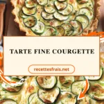 Tarte fine courgette