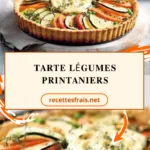 Tarte légumes printaniers