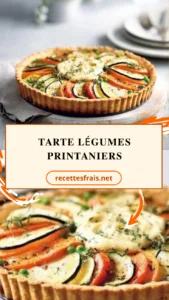 Tarte légumes printaniers