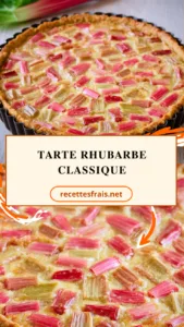 Tarte rhubarbe classique