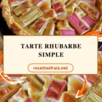 Tarte rhubarbe simple