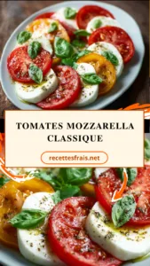 Tomates mozzarella classique