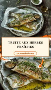 Truite aux herbes fraîches