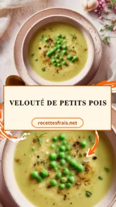 Velouté de petits pois